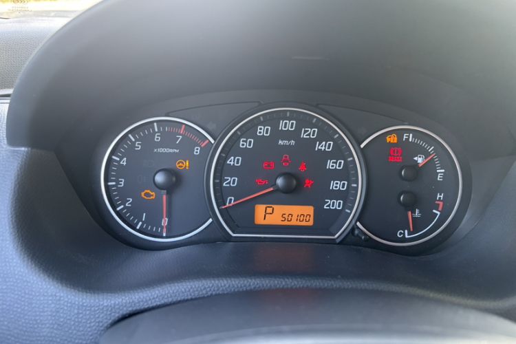 Used Suzuki Swift 2013 1.5L Automatic Standard Edition Odometer Close Up