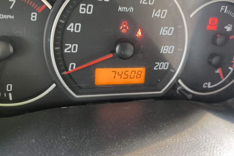 Used Suzuki Swift 2013 1.3L Manual Value Edition Odometer Close Up