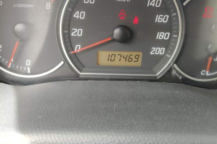 Used Suzuki Swift 2013 1.3L Manual Value Edition Odometer Close Up