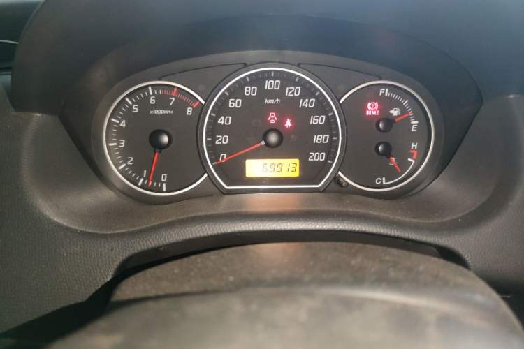 Used Suzuki Swift 2013 1.5L Manual 20th Anniversary Limited Edition Odometer Close Up