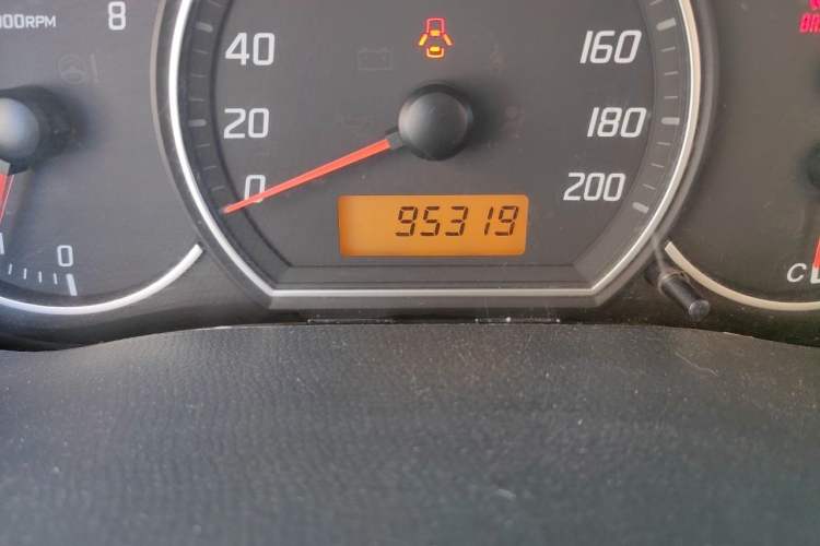 Used Suzuki Swift 2013 1.3L Manual Value Edition Odometer Close Up