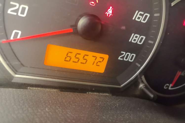 Used Suzuki Swift 2013 1.3L Manual Value Edition Odometer Close Up
