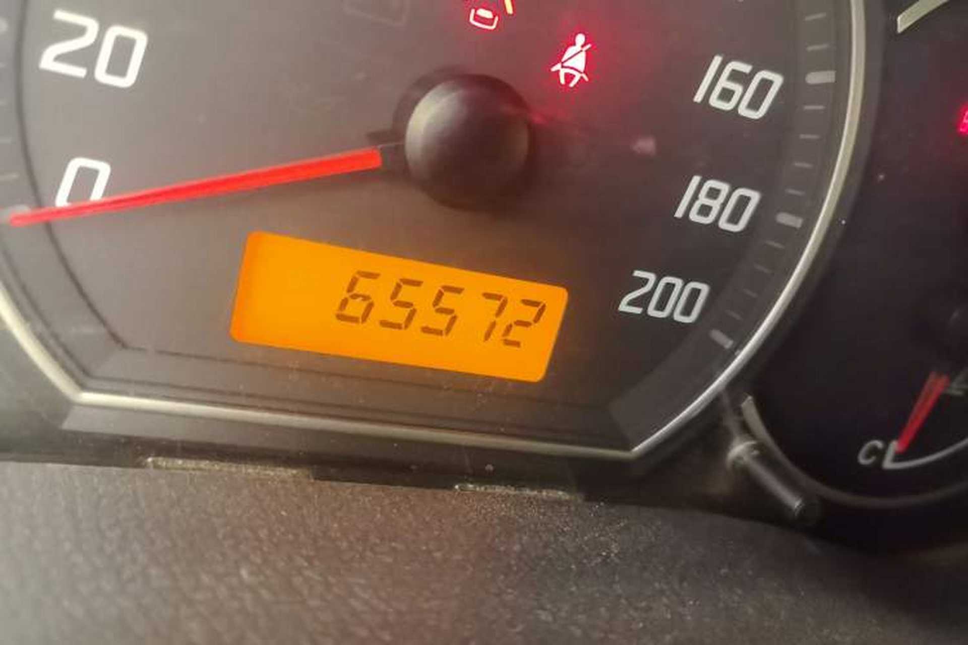 Used Suzuki Swift 2013 1.3L Manual Value Edition Odometer Close Up