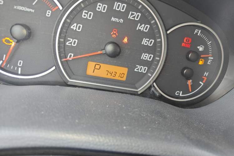 Used Suzuki Swift 2013 1.5L Automatic 20th Anniversary Limited Edition Odometer Close Up
