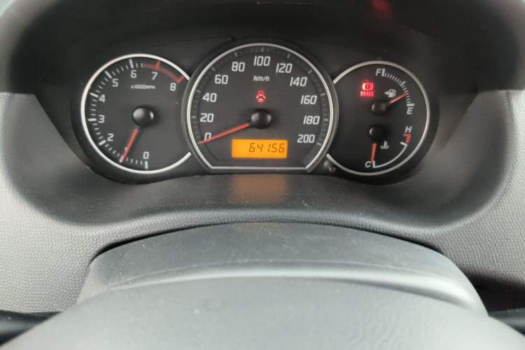 Used Suzuki Swift 2013 1.3L Manual Value Edition Odometer Close Up