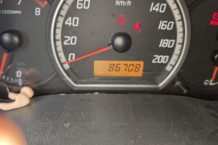 Used Suzuki Swift 2013 1.3L Manual Value Edition Odometer Close Up