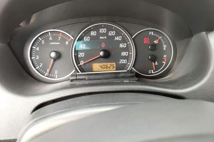 Used Suzuki Swift 2013 1.3L Manual Value Edition Odometer Close Up