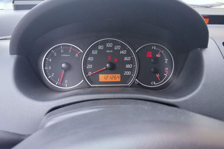 Used Suzuki Swift 2013 1.3L Manual Value Edition Odometer Close Up