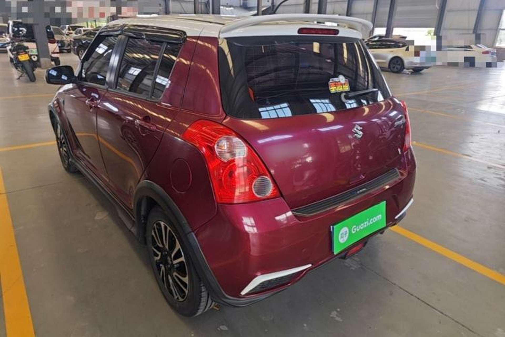 Used Suzuki Swift 2013 1.5L Manual 20th Anniversary Limited Edition Rear Left 45 Deg