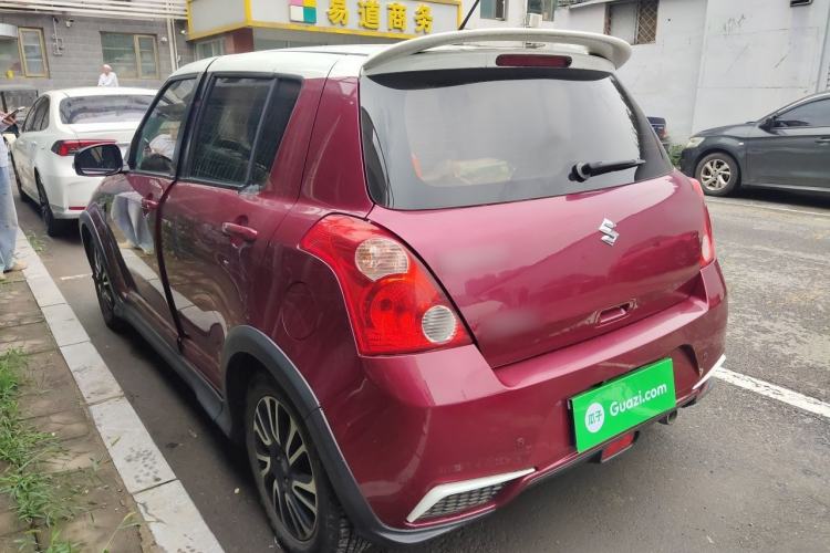 Used Suzuki Swift 2013 1.5L Manual 20th Anniversary Limited Edition Rear Left 45 Deg