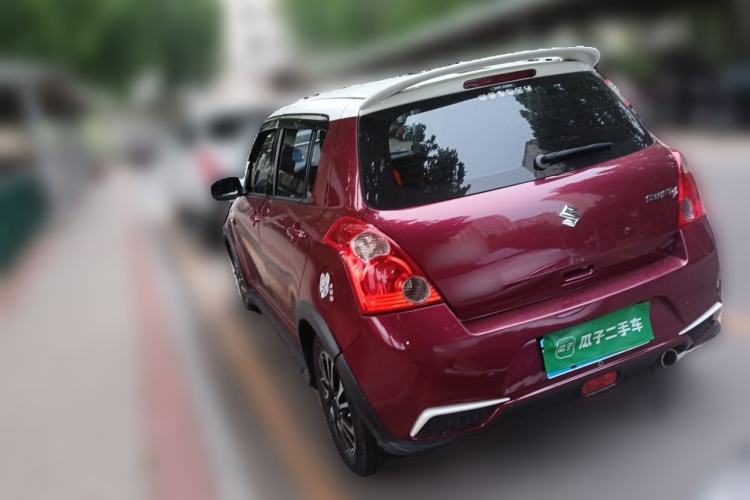 Used Suzuki Swift 2013 1.5L Manual 20th Anniversary Limited Edition Rear Left 45 Deg