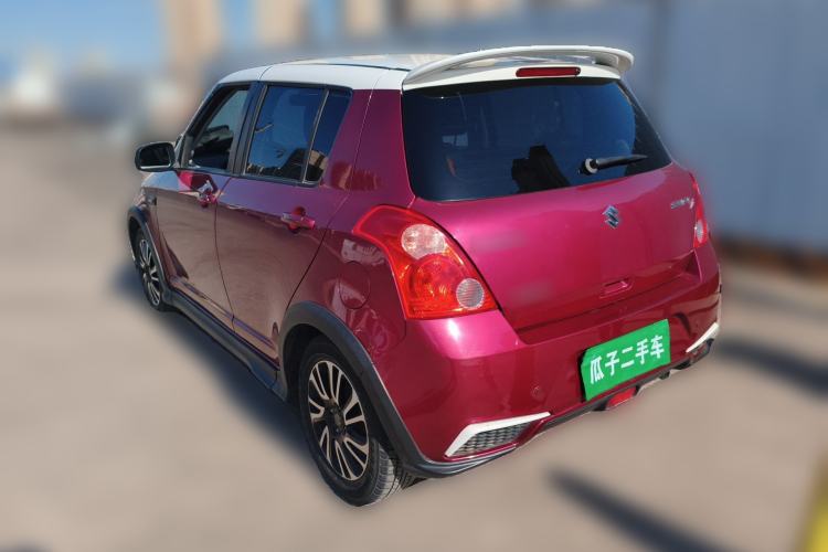 Used Suzuki Swift 2013 1.5L Manual 20th Anniversary Limited Edition Rear Left 45 Deg