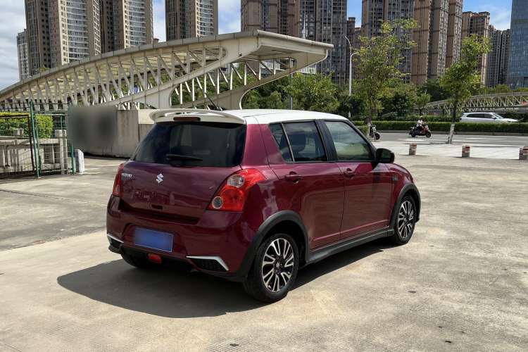 Used Suzuki Swift 2013 1.5L Manual 20th Anniversary Limited Edition Rear Right 45 Deg