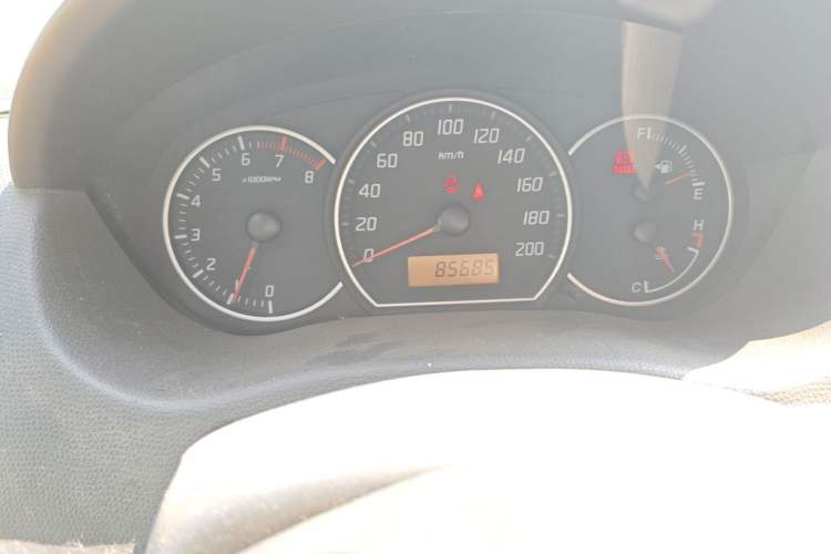 Used Suzuki Swift 2013 1.3L Manual Value Edition Odometer Close Up