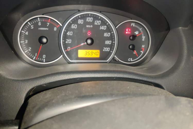 Used Suzuki Swift 2013 1.3L Manual Value Edition Odometer Close Up