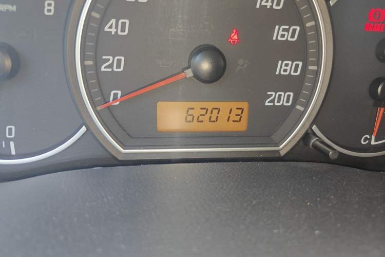 Used Suzuki Swift 2013 1.3L Manual Value Edition Odometer Close Up