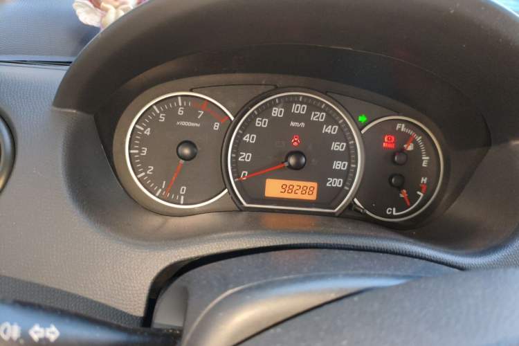 Used Suzuki Swift 2013 1.3L Manual Value Edition Odometer Close Up