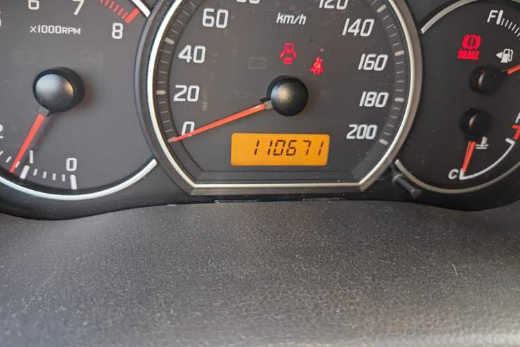Used Suzuki Swift 2013 1.5L Manual Sport Edition Odometer Close Up