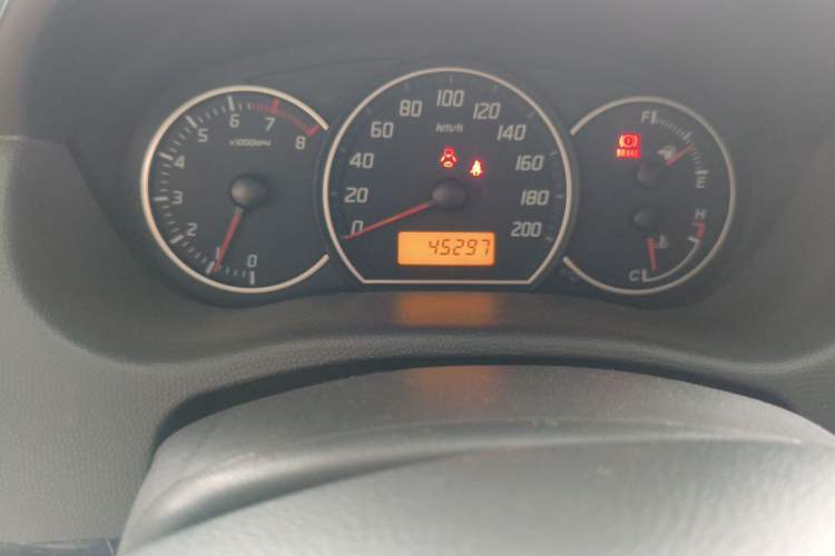 Used Suzuki Swift 2013 1.3L Manual Value Edition Odometer Close Up