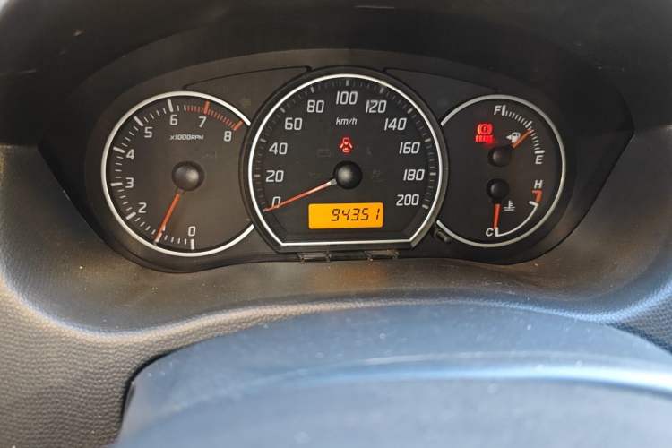 Used Suzuki Swift 2013 1.3L Manual Value Edition Odometer Close Up