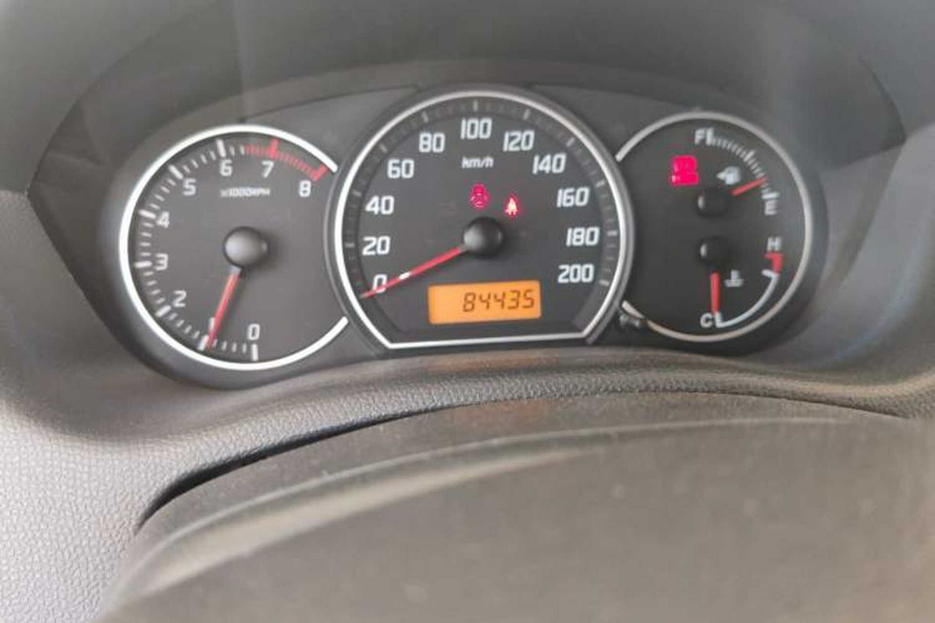 Used Suzuki Swift 2013 1.3L Manual Value Edition Odometer Close Up