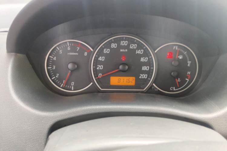 Used Suzuki Swift 2013 1.3L Manual Value Edition Odometer Close Up