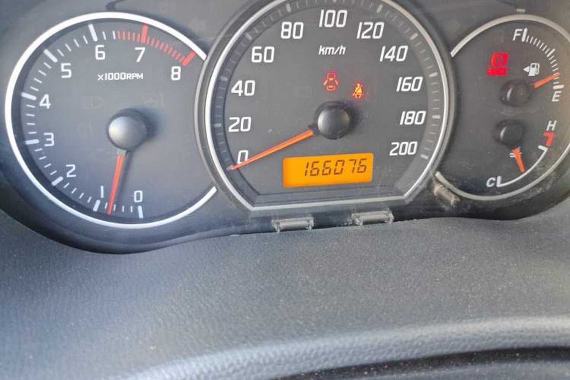 Used Suzuki Swift 2013 1.5L Manual Standard Edition Odometer Close Up