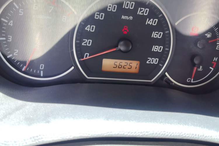 Used Suzuki Swift 2013 1.3L Manual Value Edition Odometer Close Up