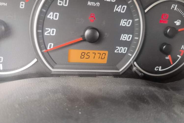 Used Suzuki Swift 2013 1.3L Manual Value Edition Odometer Close Up