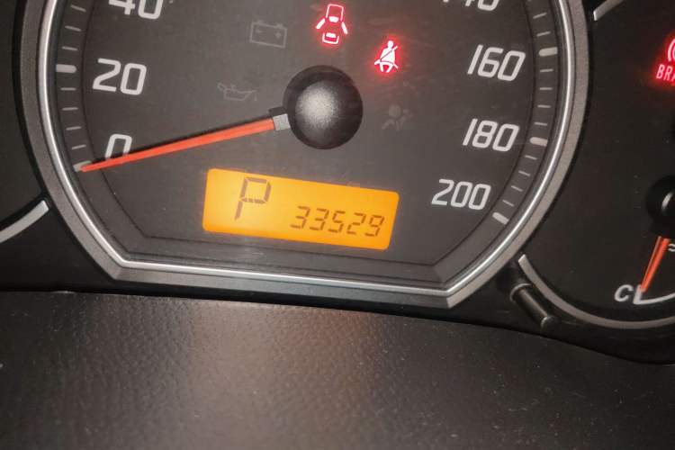 Used Suzuki Swift 2013 1.5L Automatic 20th Anniversary Limited Edition Odometer Close Up