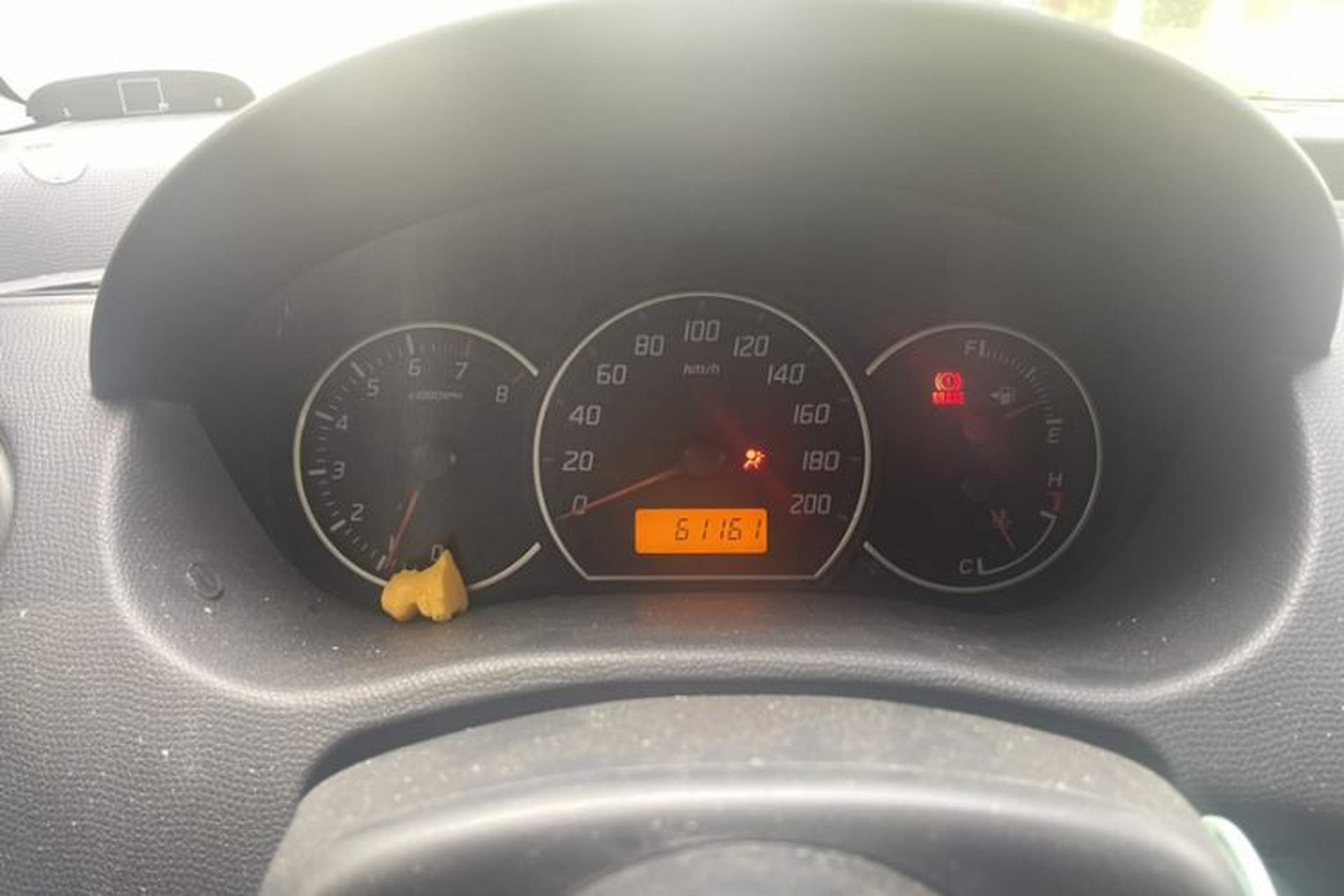 Used Suzuki Swift 2014 1.3L Manual Standard Edition Odometer Close Up
