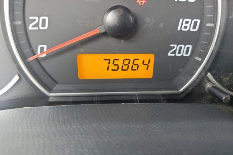 Used Suzuki Swift 2014 1.3L Manual Standard Edition Odometer Close Up