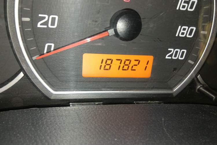 Used Suzuki Swift 2014 1.3L Manual Standard Edition Odometer Close Up