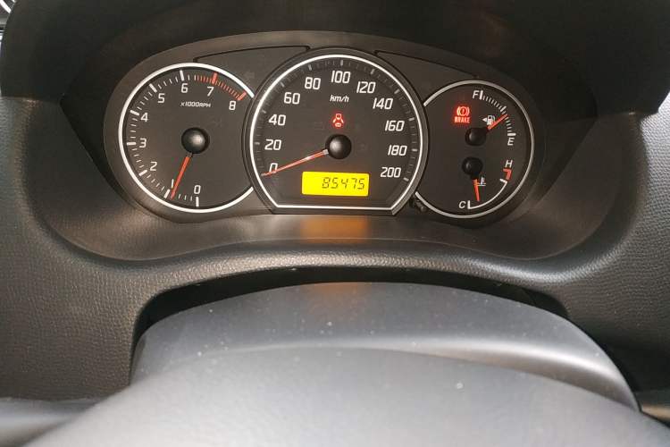 Used Suzuki Swift 2014 1.3L Manual Standard Edition Odometer Close Up