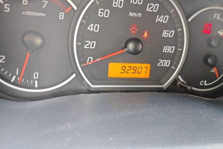 Used Suzuki Swift 2014 1.3L Manual Standard Edition Odometer Close Up