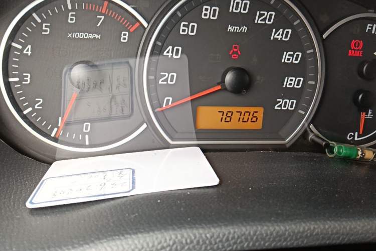 Used Suzuki Swift 2014 1.3L Manual Standard Edition Odometer Close Up