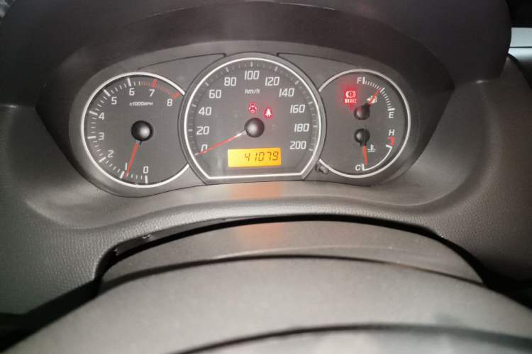 Used Suzuki Swift 2014 1.3L Manual Standard Edition Odometer Close Up