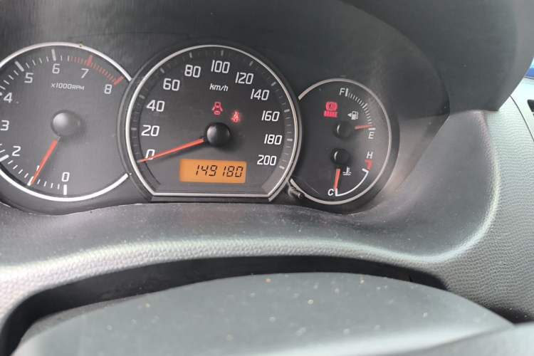 Used Suzuki Swift 2014 1.3L Manual Standard Edition Odometer Close Up