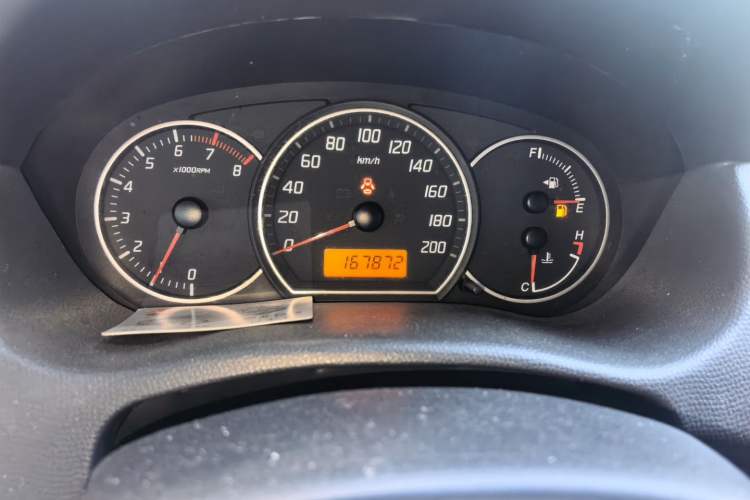 Used Suzuki Swift 2014 1.3L Manual Standard Edition Odometer Close Up
