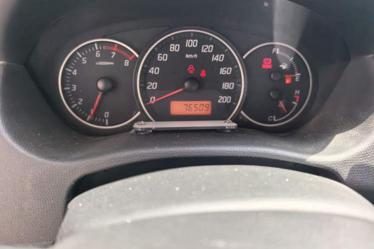 Used Suzuki Swift 2014 1.3L Manual Standard Edition Odometer Close Up