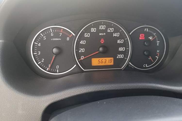 Used Suzuki Swift 2014 1.3L Manual Standard Edition Odometer Close Up
