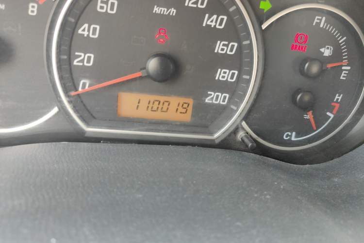 Used Suzuki Swift 2014 1.3L Manual Standard Edition Odometer Close Up
