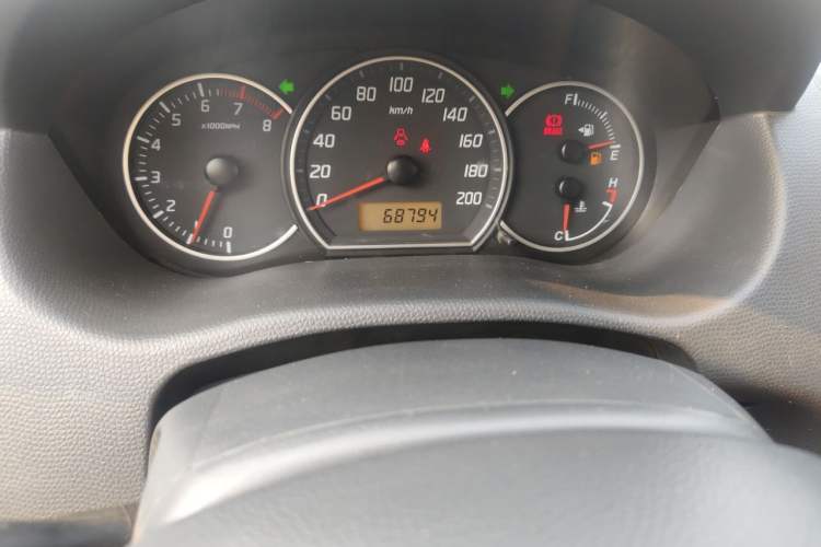 Used Suzuki Swift 2014 1.3L Manual Standard Edition Odometer Close Up