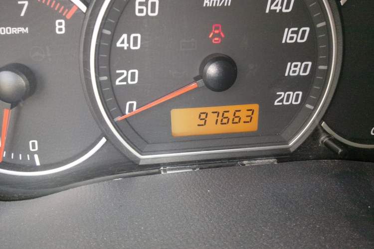 Used Suzuki Swift 2014 1.3L Manual Standard Edition Odometer Close Up