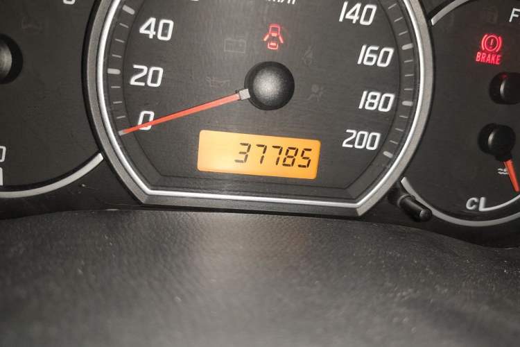 Used Suzuki Swift 2014 1.3L Manual Standard Edition Odometer Close Up
