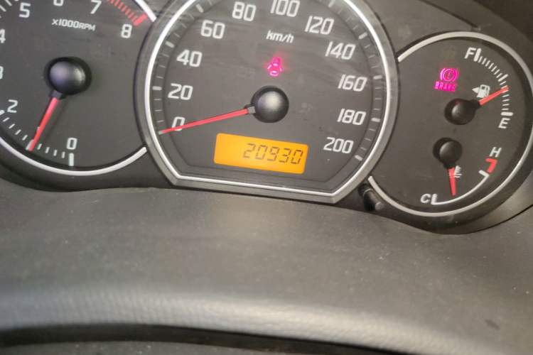 Used Suzuki Swift 2014 1.3L Manual Standard Edition Odometer Close Up