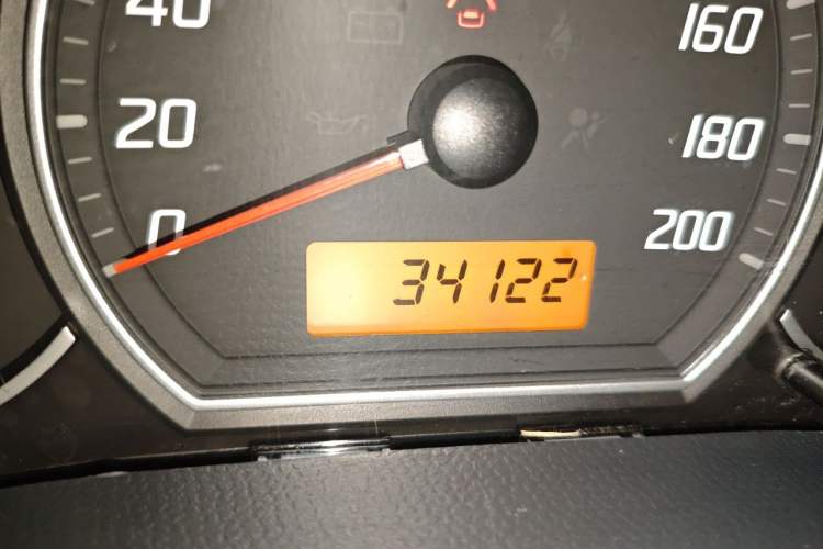 Used Suzuki Swift 2014 1.3L Manual Standard Edition Odometer Close Up