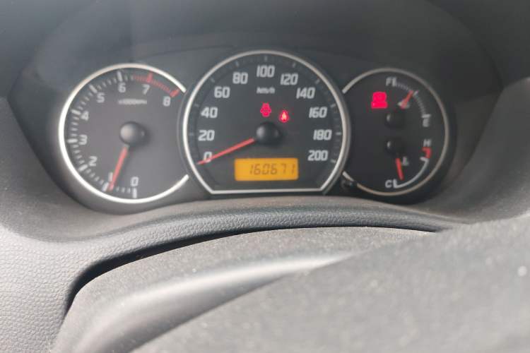 Used Suzuki Swift 2014 1.3L Manual Standard Edition Odometer Close Up