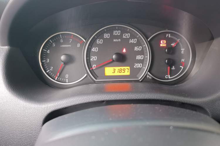 Used Suzuki Swift 2014 1.3L Manual Standard Edition Odometer Close Up