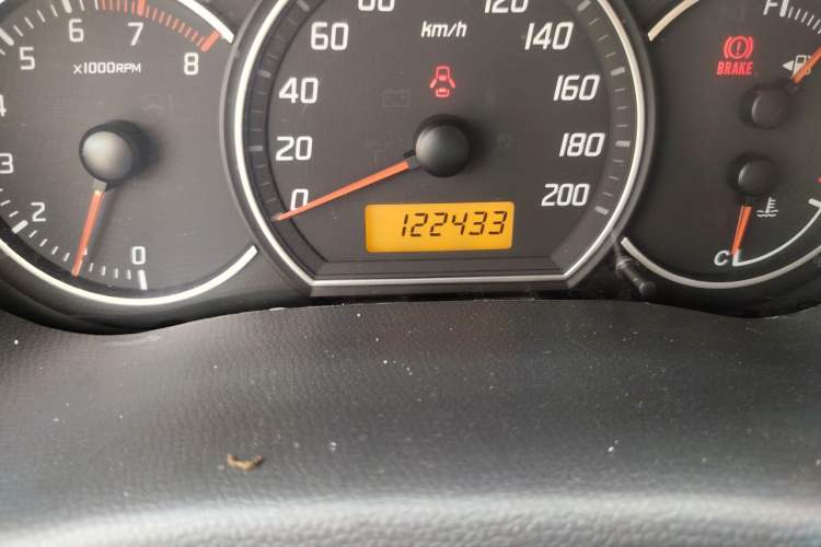 Used Suzuki Swift 2014 1.3L Manual Standard Edition Odometer Close Up